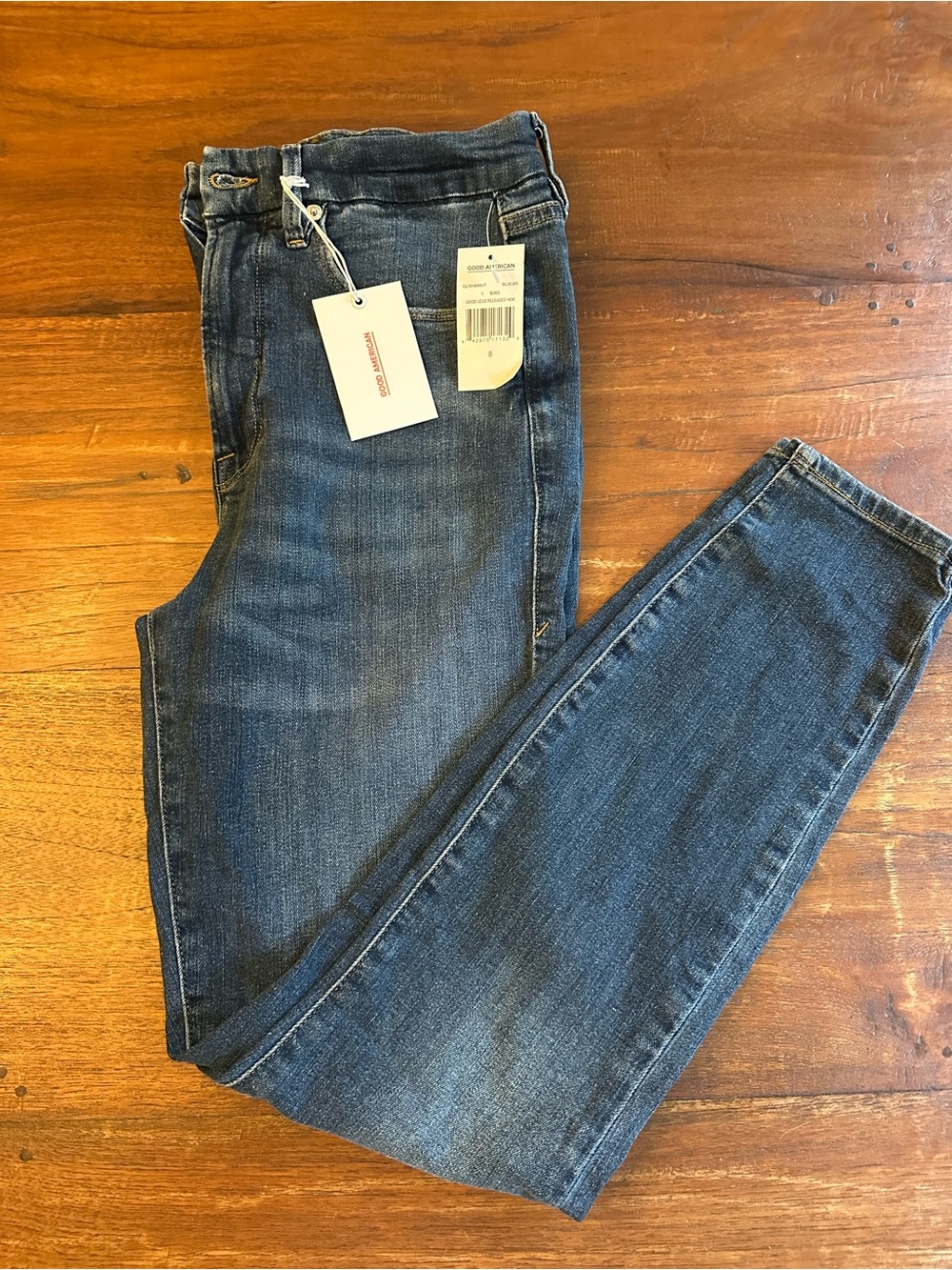 New Women’s Good American Jeans Good Legs Released GLRH899VT Size 8